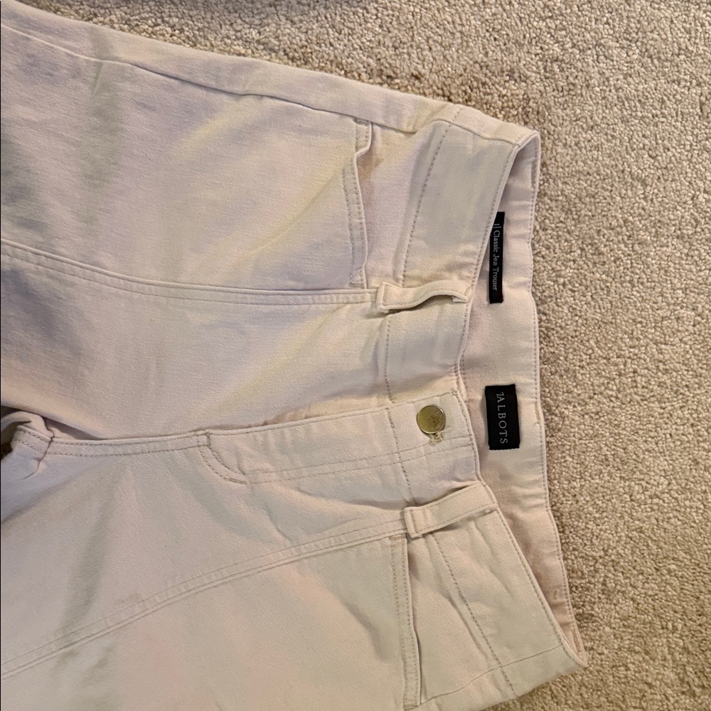 Talbots Cream Women's Trousers